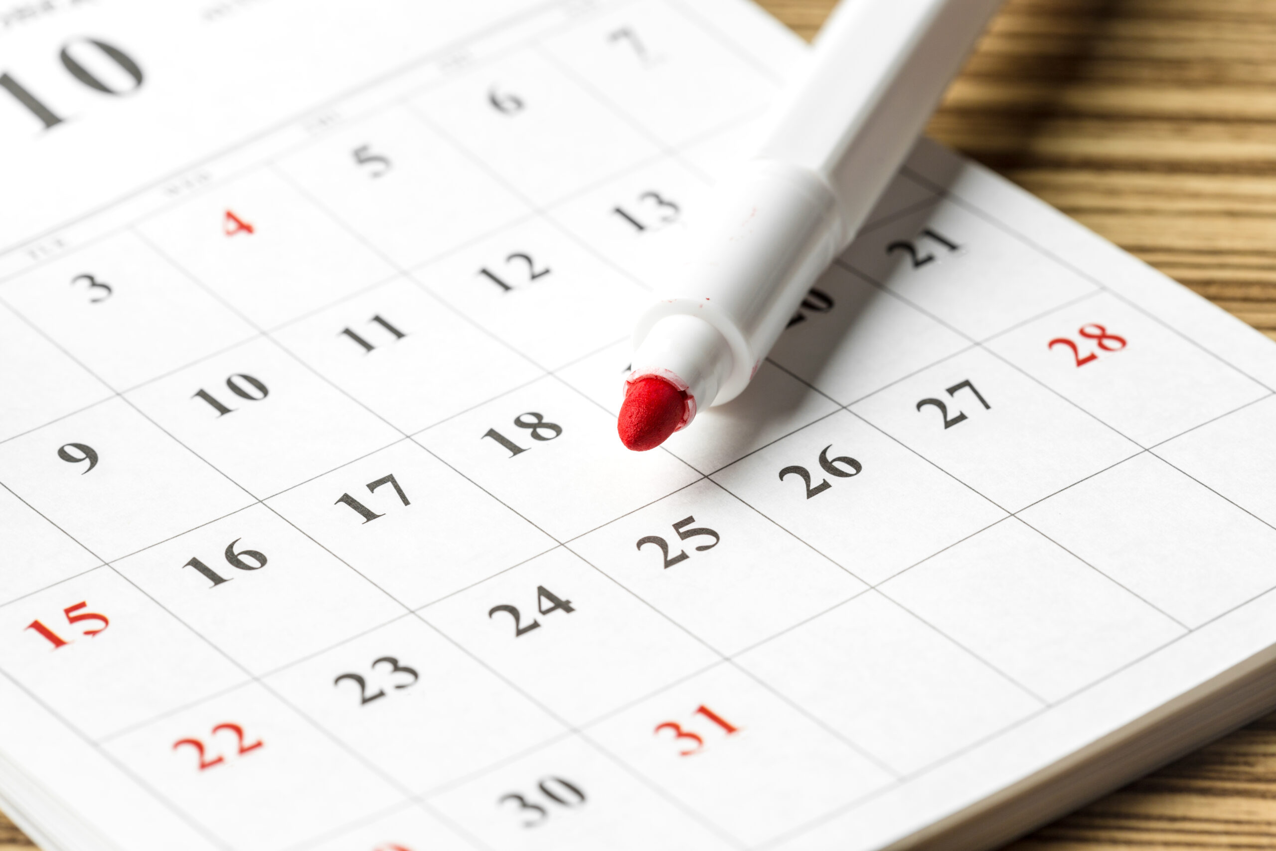 Como definir o dia e horário do seu evento presencial